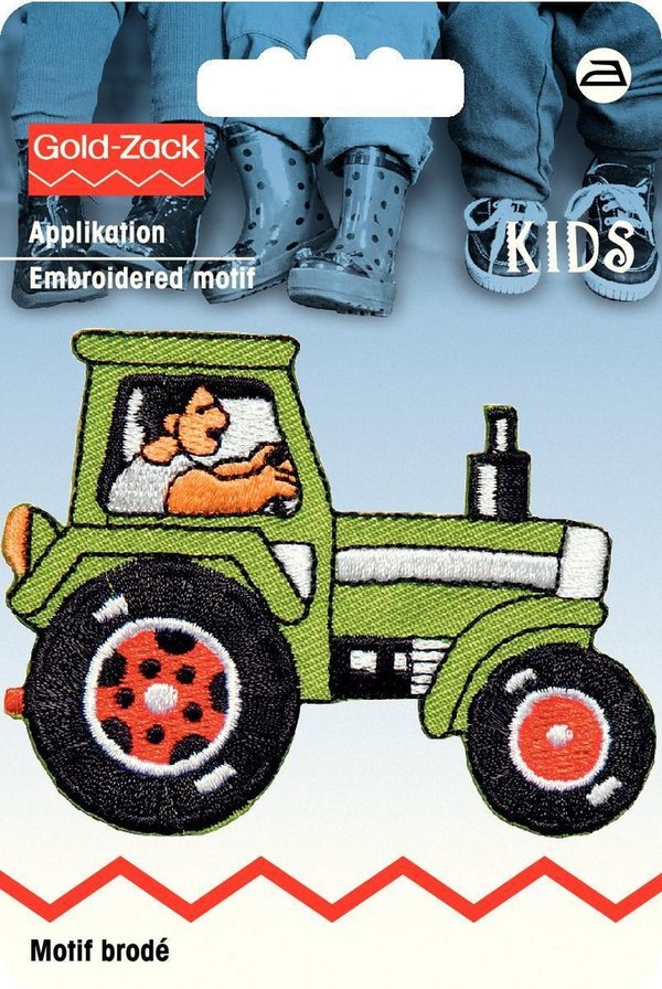 Applikation - Aufbügelmotiv Serie "Traktor"