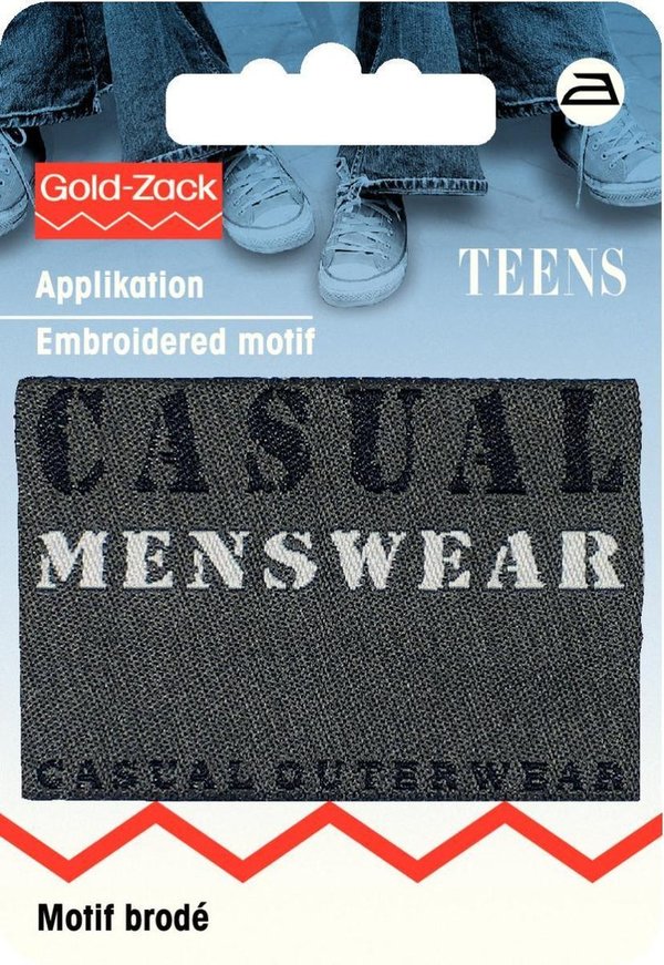 Applikation - Aufbügelmotiv Serie "Teens and Jeans"